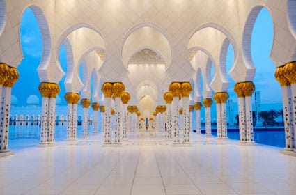 Grande Mosquée Sheikh Zayed / Abu Dhabi / croisières au Moyen Orient 