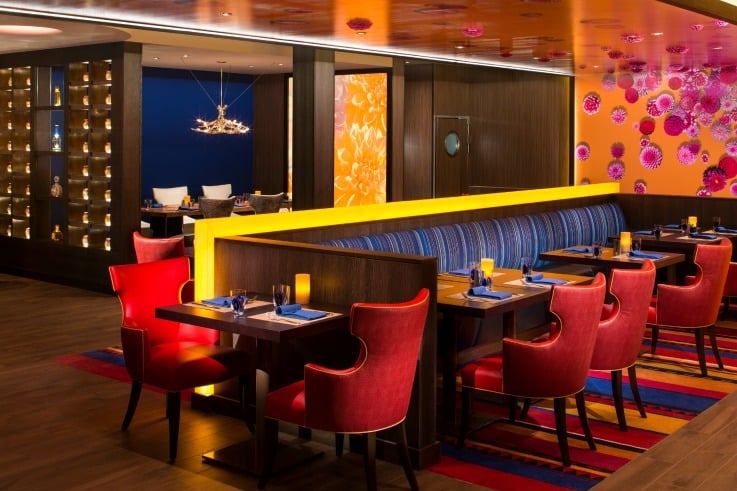 Exemple du restaurant Sabor, présent sur le Freedom of the Seas