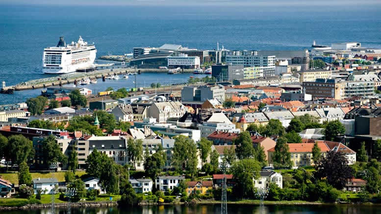 Vue de Trondheim