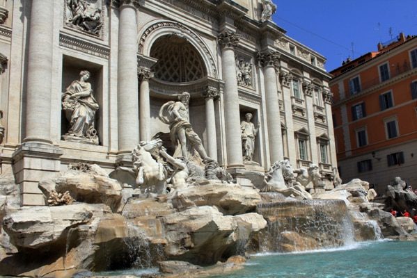 La fontaine de Trvi, lieu mythique de Rome