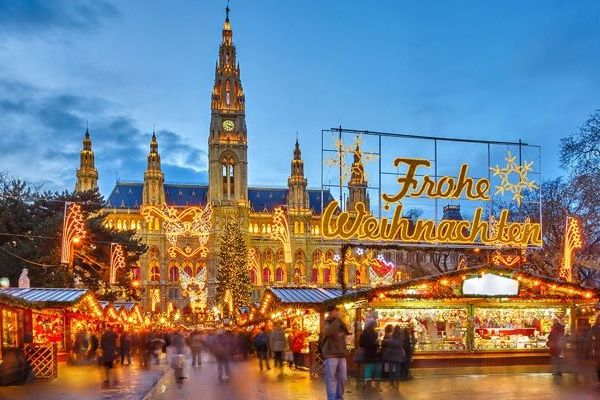 Illuminations du marché de Noël de Vienne
