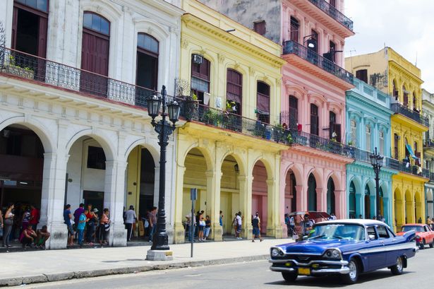 Les maisons colorées de la capitale cubaine