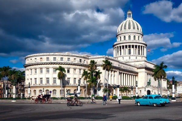 La place du Capitole de La Havane